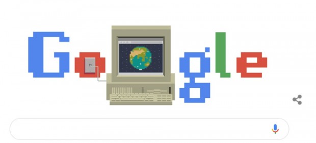 El 'doodle' de Google por el 30 aniversario de la Web