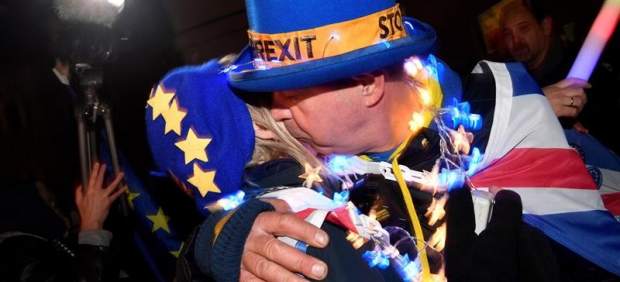 Manifestantes en contra del 'brexit'