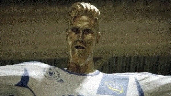 Estatua de Beckham Estatua de Beckham