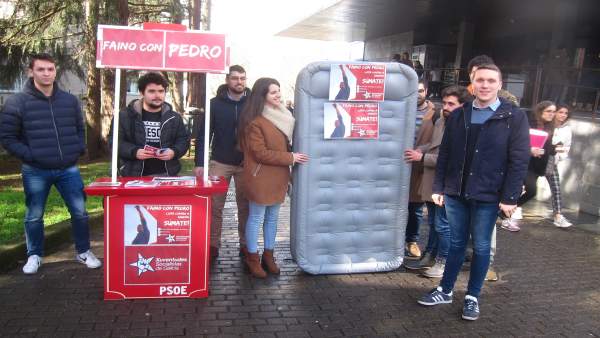 Xuventudes Socialistas paseará por Galicia 'el colchón de progreso' del PSOE en Xuventudes Socialistas paseará por Galicia 'el colchón de progreso' del PSOE en