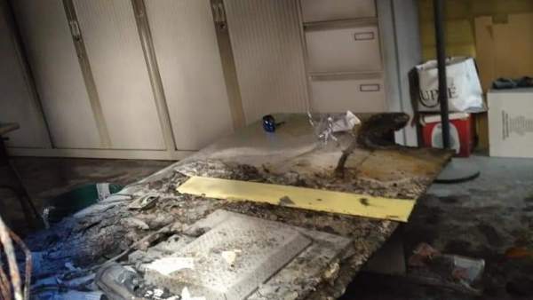Un incendi en l'edifici vell de l'Ajuntament de Vilamarxant obliga a suspendre serveis Un incendi en l'edifici vell de l'Ajuntament de Vilamarxant obliga a suspendre serveis