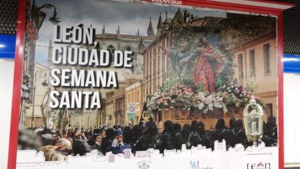 La Semana Santa de León se promociona en 70 estaciones de Metro de Madrid y en o La Semana Santa de León se promociona en 70 estaciones de Metro de Madrid y en o