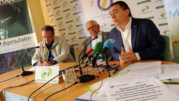 Jaén.- AproJaén y Areda convocan una manifestación para pedir que se pueda rega Jaén.- AproJaén y Areda convocan una manifestación para pedir que se pueda rega