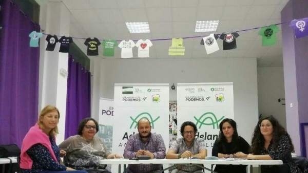 Cádiz.-26M.- IU, Podemos, Izquierda Andalucista y Primavera Andaluza concurrirán Cádiz.-26M.- IU, Podemos, Izquierda Andalucista y Primavera Andaluza concurrirán