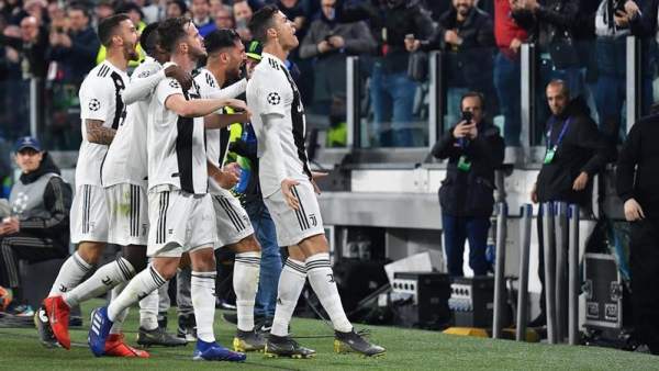 La Juventus celebra uno de sus goles al Atlético de Madrid. La Juventus celebra uno de sus goles al Atlético de Madrid.