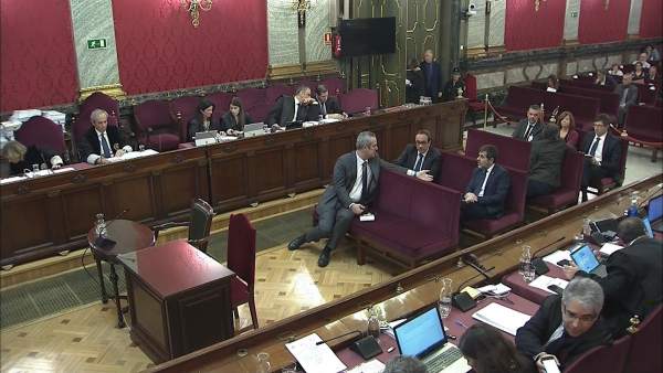Sesión del juicio del "procés". Sesión del juicio del "procés".