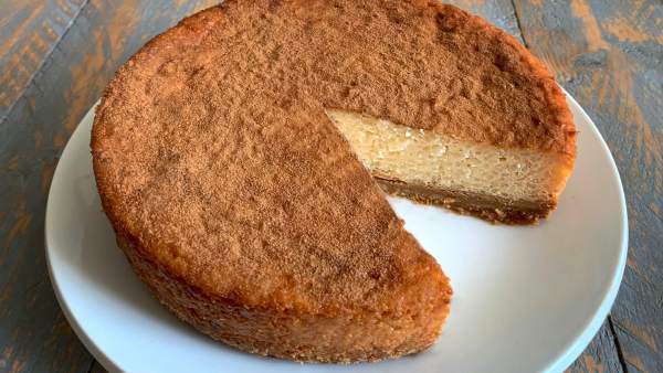 Tarta de arroz con leche al horno Tarta de arroz con leche al horno