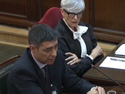 Trapero en el juicio del procés