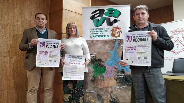 Cáceres reúne a asociaciones vecinales de toda España para hablar de ferrocarril Cáceres reúne a asociaciones vecinales de toda España para hablar de ferrocarril