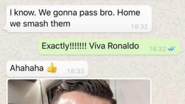Evra y Cristiano Ronaldo Evra y Cristiano Ronaldo