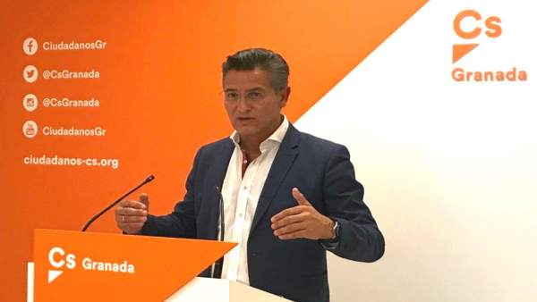 El portavoz provincial de Ciudadanos, Luis Salvador El portavoz provincial de Ciudadanos, Luis Salvador