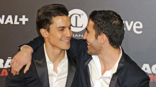 Los actores Miguel Ángel Silvestre y Álex González Los actores Miguel Ángel Silvestre y Álex González