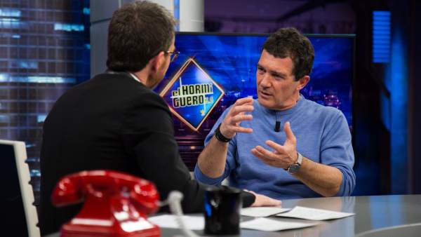 Antonio Banderas, en 'El hormiguero'. Antonio Banderas, en 'El hormiguero'.