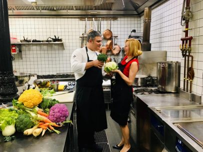 Ricardo Álvarez, chef del restaurante “Huerta de Carabaña”.