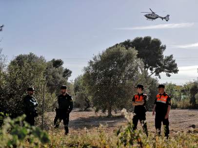 Dispositivo de la Guardia Civil en Godella (Valencia)
