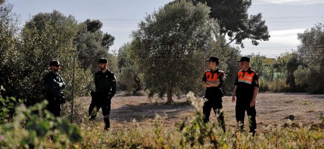 Dispositivo de la Guardia Civil en Godella (Valencia)