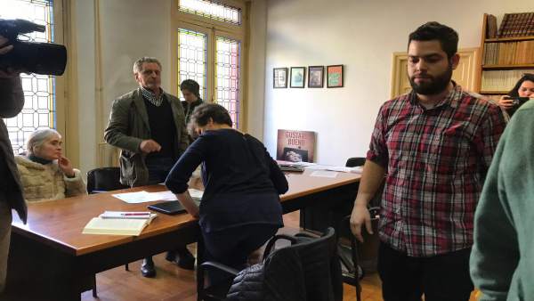 Oviedo.- Rubén Rosón presenta una denuncia contra quienes le impidieron el acces Oviedo.- Rubén Rosón presenta una denuncia contra quienes le impidieron el acces