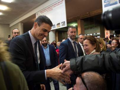 Pedro Sánchez, esta semana en Torrelavega (Cantabria).