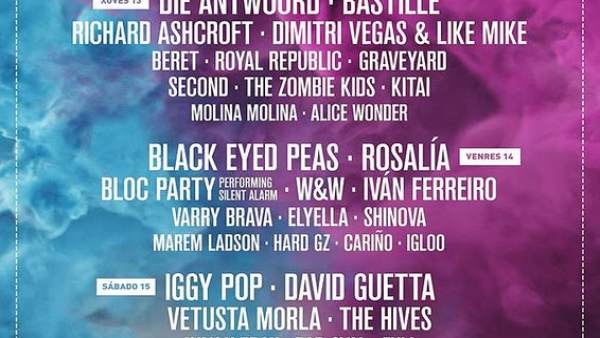 Iggy Pop e David Guetta, na xornada do sábado de O Son do Camiño, mentres Black Iggy Pop e David Guetta, na xornada do sábado de O Son do Camiño, mentres Black