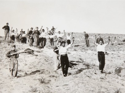 Milicianos republicanos detenidos