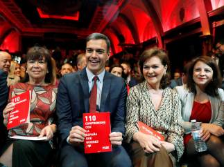 Pedro Sánchez ha presentado este miércoles el programa del PSOE para el 28A.