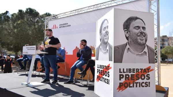 Rufián (ERC) califica de 'demostración de fuerza' la manifestación independentis Rufián (ERC) califica de 'demostración de fuerza' la manifestación independentis