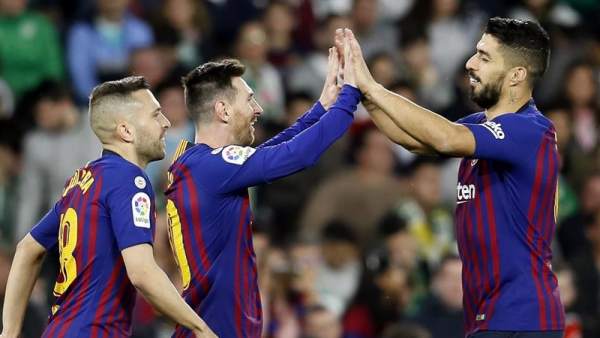 Leo Messi y Luis Suárez. Leo Messi y Luis Suárez.