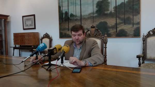 Rueda de prensa del portavoz de la Diputación de Lugo, Álvaro Santos Rueda de prensa del portavoz de la Diputación de Lugo, Álvaro Santos