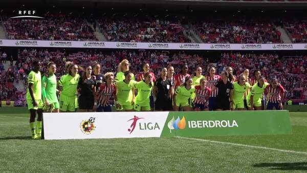 Árbitras Atlético-Barcelona femenino Árbitras Atlético-Barcelona femenino