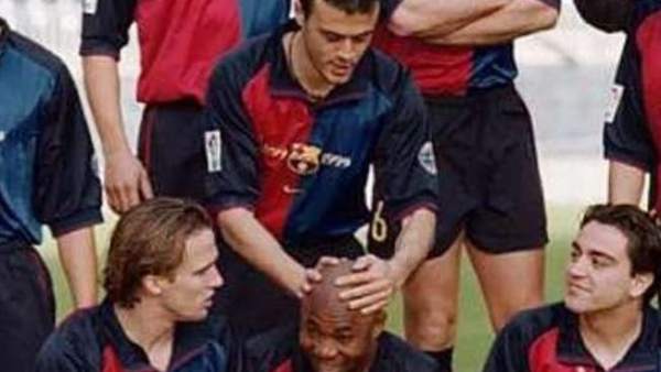 Luis Enrique y Amunike Luis Enrique y Amunike
