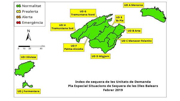Las reservas hídricas de Baleares se mantienen en el 67 por ciento Las reservas hídricas de Baleares se mantienen en el 67 por ciento