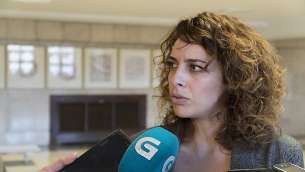 La diputada de En Marea, Alexandra Fernández La diputada de En Marea, Alexandra Fernández
