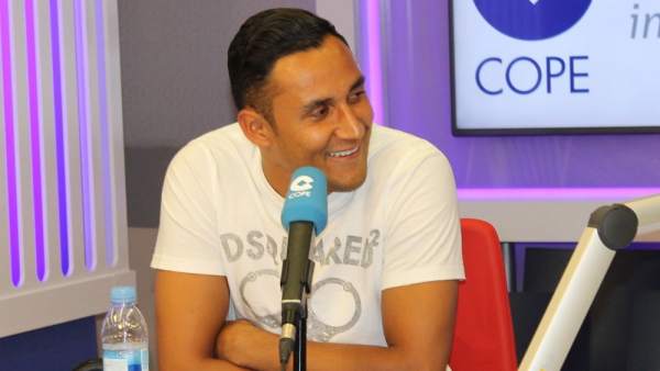 Keylor Navas, en 'El Partidazo' de Cope. Keylor Navas, en 'El Partidazo' de Cope.