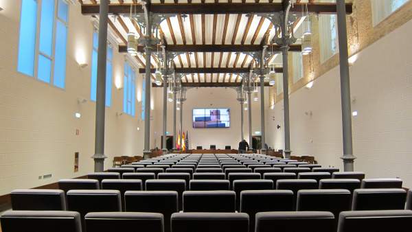 Salón de plenos de la DPZ Salón de plenos de la DPZ
