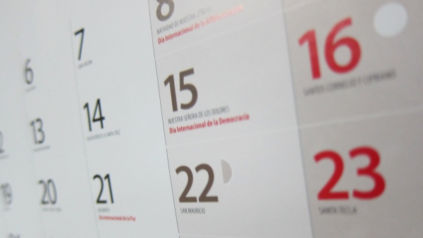 Calendario laboral, fiestas, festivos, día laborable, almanaque Calendario laboral, fiestas, festivos, día laborable, almanaque