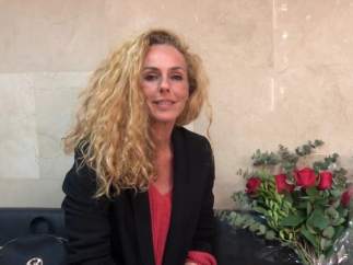 Rocío Carrasco durante la entrevista.