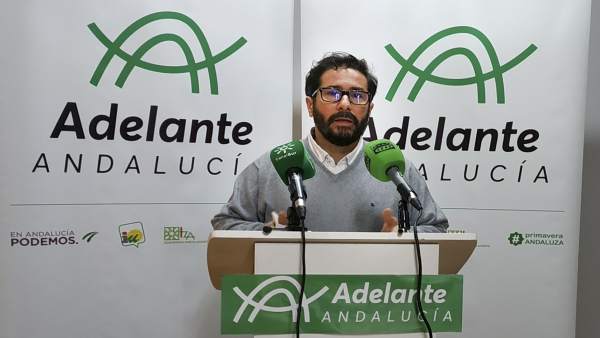 El parlamentario de Adelante Andalucía David Moscoso dejará el acta si se le imp El parlamentario de Adelante Andalucía David Moscoso dejará el acta si se le imp