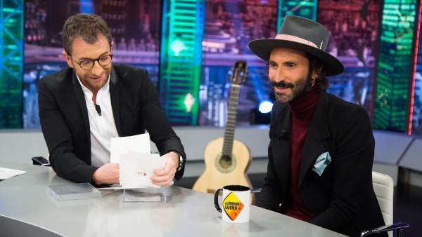 Leiva, en 'El hormiguero'. Leiva, en 'El hormiguero'.