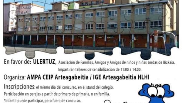 El II Concurso Solidario de Puzzles del colegio Arteagabeitia de Barakaldo recau El II Concurso Solidario de Puzzles del colegio Arteagabeitia de Barakaldo recau