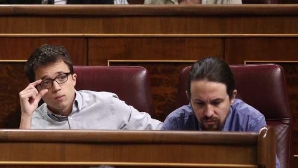 Irene Montero, Íñigo Errejón y Pablo Iglesias Irene Montero, Íñigo Errejón y Pablo Iglesias