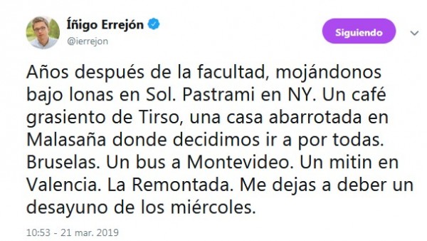 errejón despedida bustinduy errejón despedida bustinduy