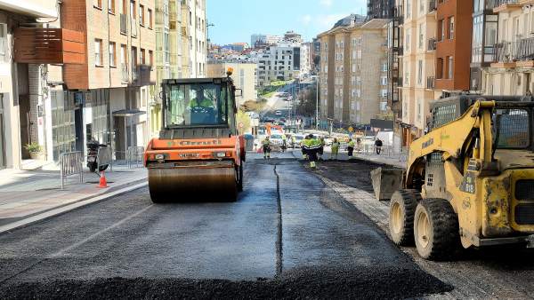Santander.- Las obras del tramo final de la calle del Sol afrontan su última fas Santander.- Las obras del tramo final de la calle del Sol afrontan su última fas