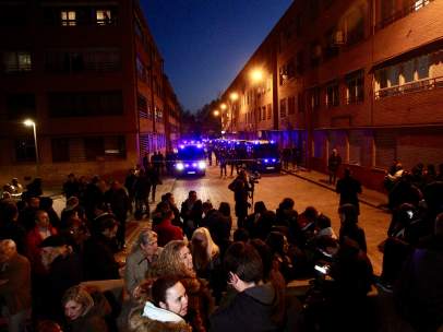 Concentración en Vallecas