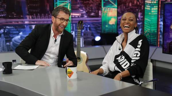 Ana Peleteiro, en 'El hormiguero'. Ana Peleteiro, en 'El hormiguero'.