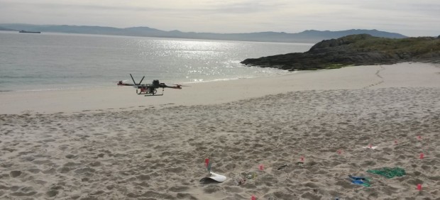 drones contra basura marina