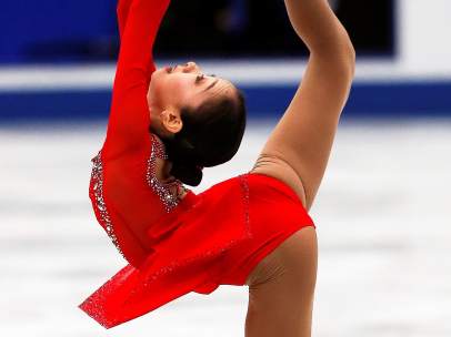 La patinadora Tursynbaeva
