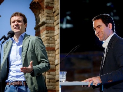 Pablo Casado y Teodoro García Egea