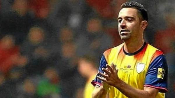 Xavi Hernández, con la selección catalana Xavi Hernández, con la selección catalana
