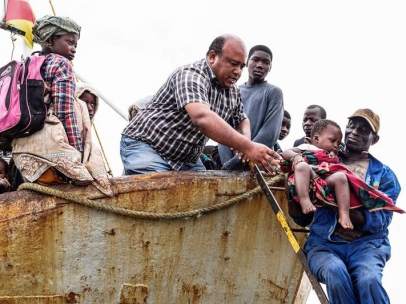 Afwctados por el ciclón Idai en Mozambique