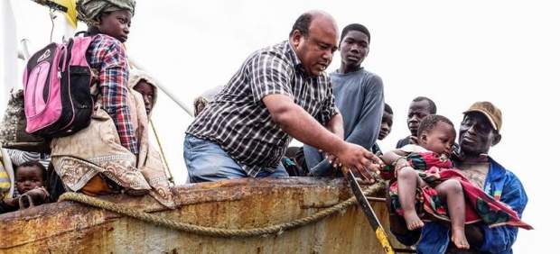 Afwctados por el ciclón Idai en Mozambique